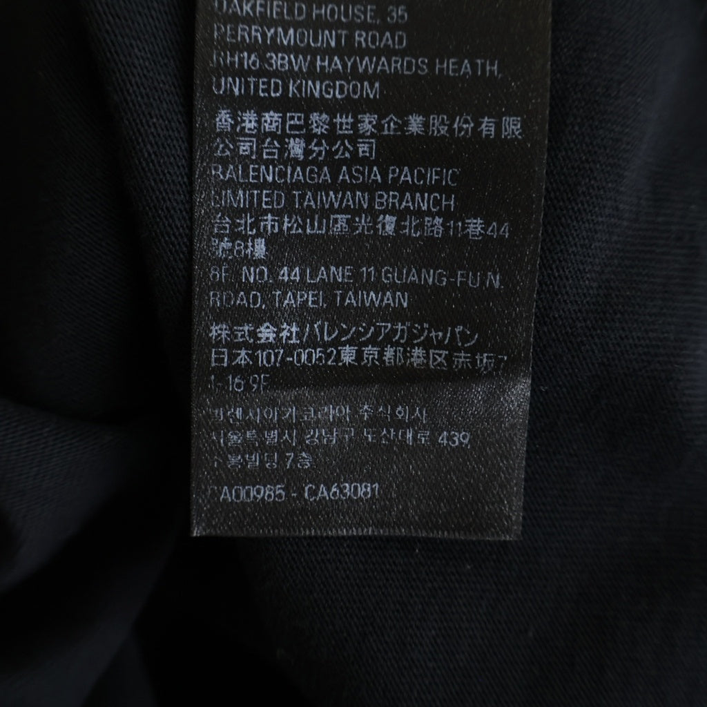 BALENCIAGA(バレンシアガ) 24SS LAYERED TRACKSUIT JACKET 773046 TNQ25 レイヤードトラックジャケットブルゾン ブラック