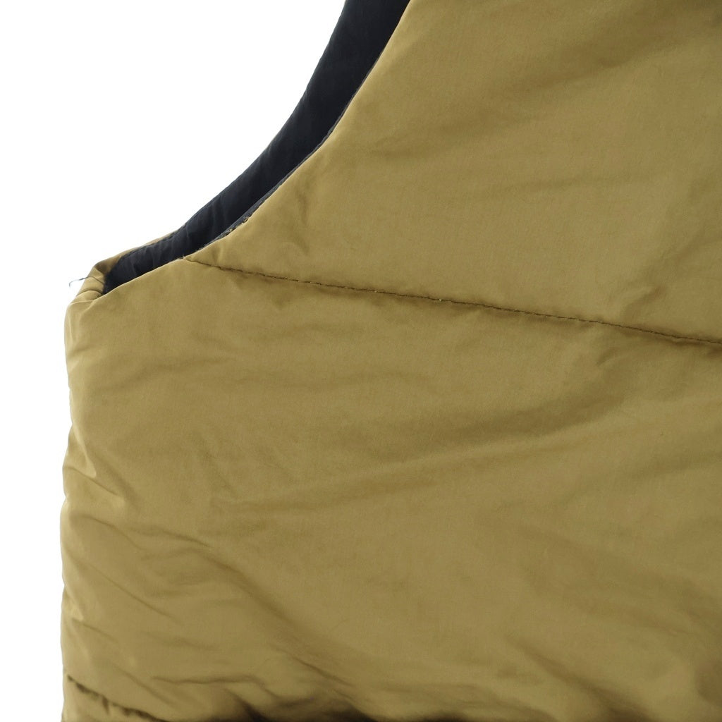 STUSSY(ステューシー) PRIMALOFT QUILTED VEST ロゴ刺繍 プリマロフト 中綿 ベスト ベージュ