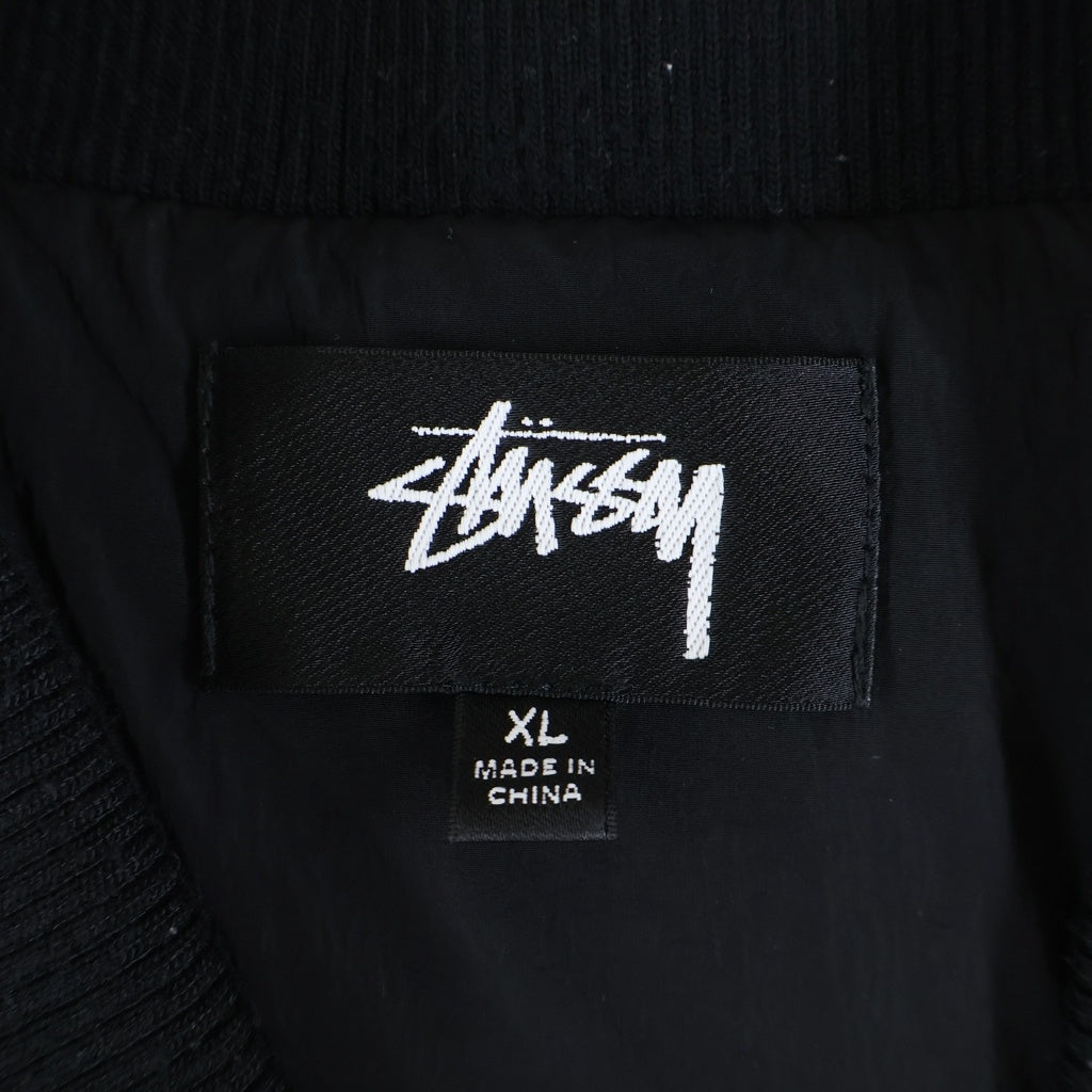 STUSSY(ステューシー) PRIMALOFT QUILTED VEST ロゴ刺繍 プリマロフト 中綿 ベスト ベージュ