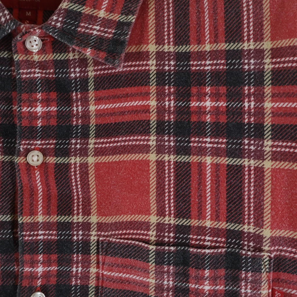 SUPREME(シュプリーム) 20SS Printed Plaid Shirt プリントチェック長袖シャツ レッド