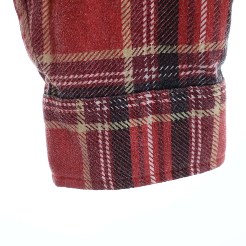 SUPREME(シュプリーム) 20SS Printed Plaid Shirt プリントチェック長袖シャツ レッド