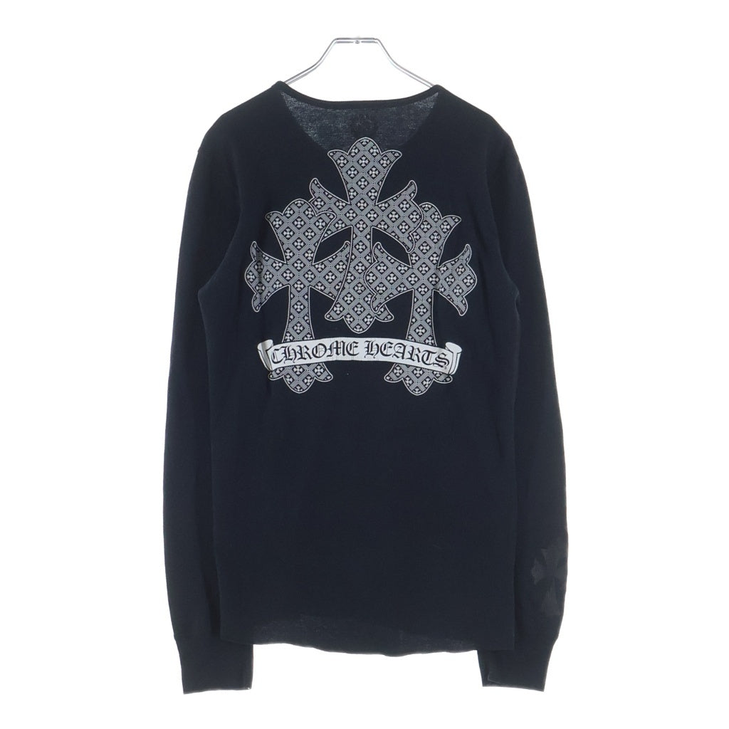 CHROME HEARTS(クロムハーツ) OLD THERMAL L/S TRPLCRS サーマル トリプルクロス 長袖Tシャツ ロングスリーブ ブラック