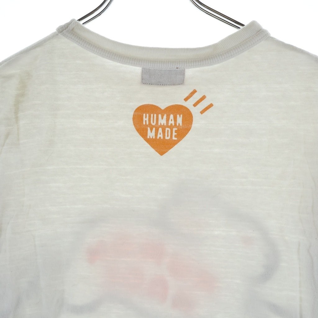 HUMAN MADE(ヒューマンメイド) 26SS GRAPHIC T-SHIRT RABBIT グラフィック ラビットプリント 半袖Tシャツ ホワイト