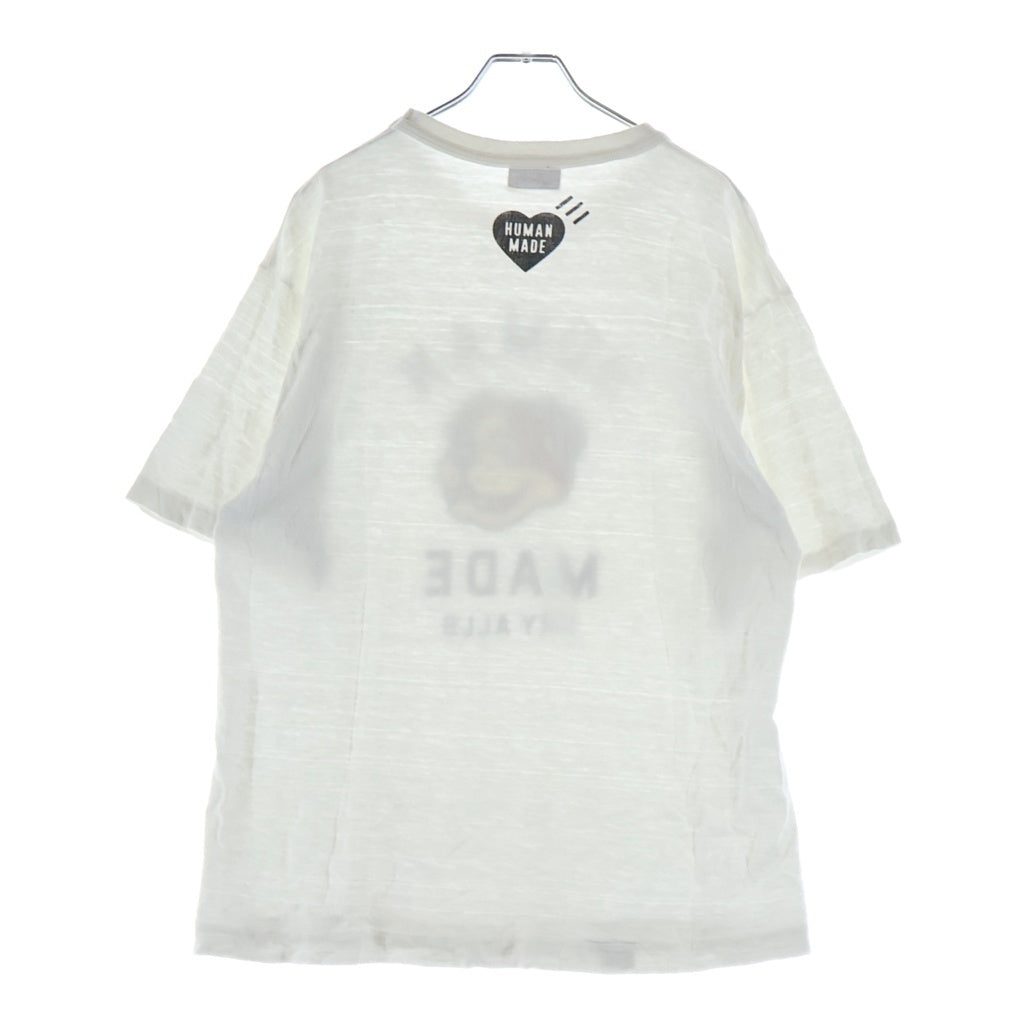 HUMAN MADE(ヒューマンメイド) 26SS GRAPHIC T-SHIRT BULLDOG グラフィック ブルドッグプリント 半袖Tシャツ ホワイト
