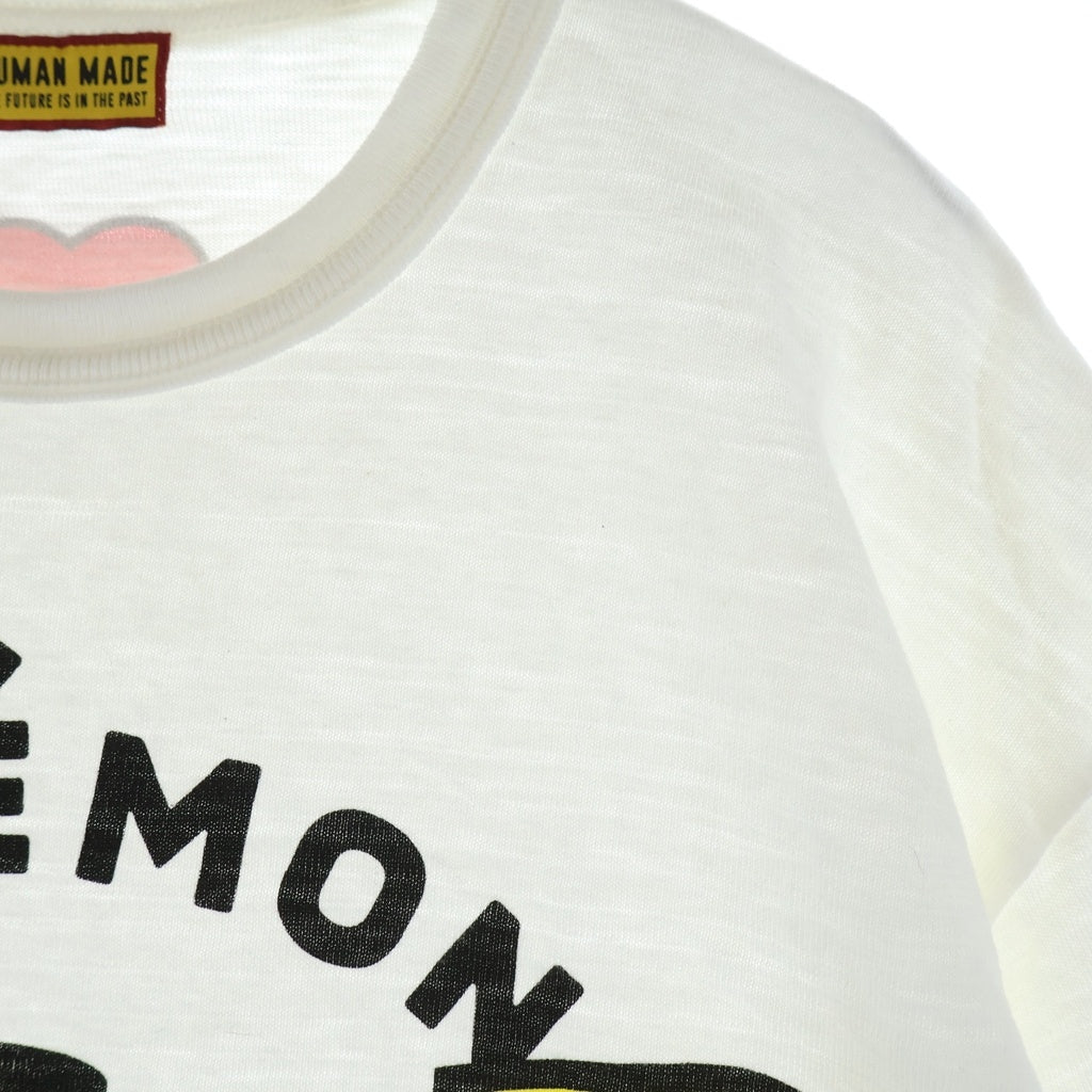 HUMAN MADE(ヒューマンメイド) ×POKEMON ピカチュウプリント 半袖Tシャツカットソー ホワイト