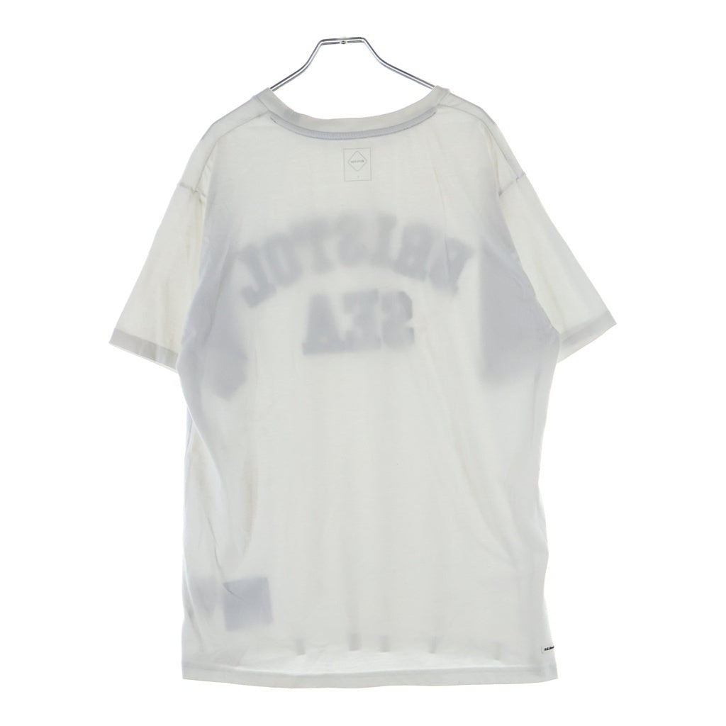 F.C.R.B./F.C.Real Bristol/FCRB(エフシーアールビー/エフシーレアルブリストル) ×WIND AND SEA BRISTOL SEA TEAM TEE クルーネック 半袖Tシャツ カットソー ホワイト FCRB-220156