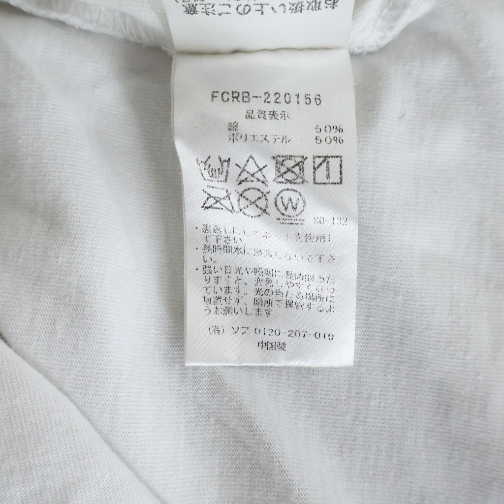 F.C.R.B./F.C.Real Bristol/FCRB(エフシーアールビー/エフシーレアルブリストル) ×WIND AND SEA BRISTOL SEA TEAM TEE クルーネック 半袖Tシャツ カットソー ホワイト FCRB-220156