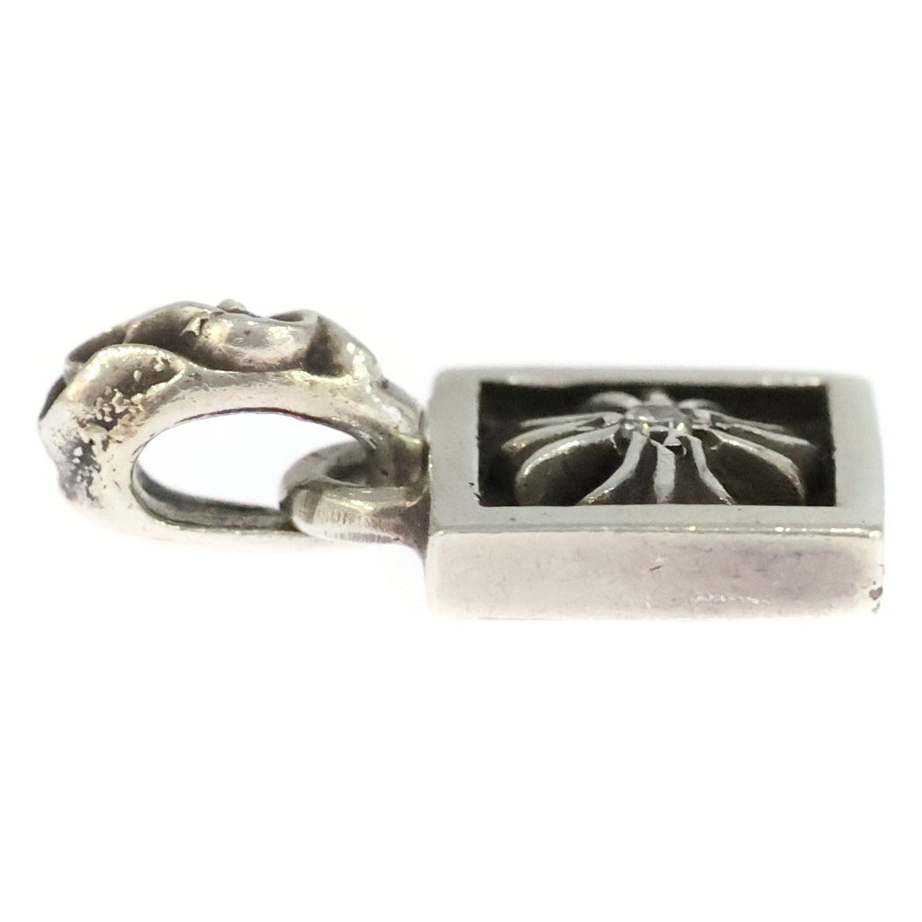 CHROME HEARTS(クロムハーツ) FRAMED CH PLUS 1DIA フレームドCHプラス 1ダイヤ ペンダントトップ シルバー