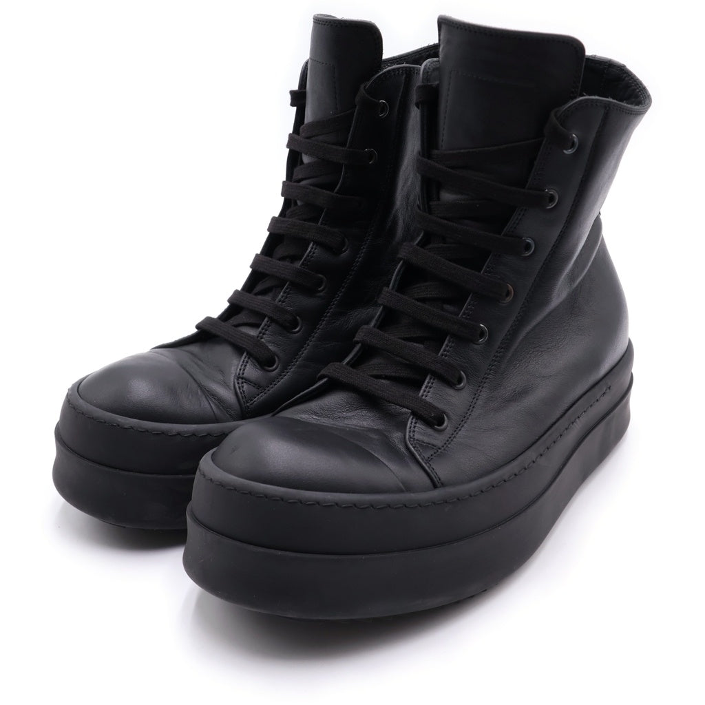 Rick Owens(リックオウエンス) Mega Bumper Sneakers メガバンパー ハイカットスニーカー ブラック