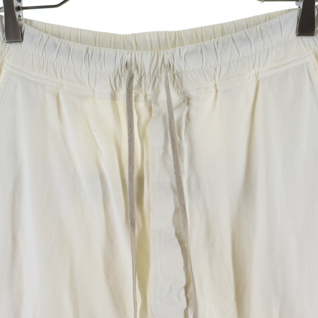 DRKSHDW(ダークシャドウ) 15AW PRISONER PANT プリズナーパンツ ドローストリングサルエルスウェットパンツ ホワイト DU15F5394-RIG