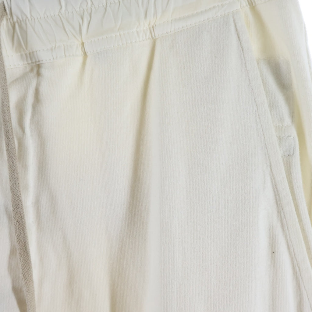DRKSHDW(ダークシャドウ) 15AW PRISONER PANT プリズナーパンツ ドローストリングサルエルスウェットパンツ ホワイト DU15F5394-RIG