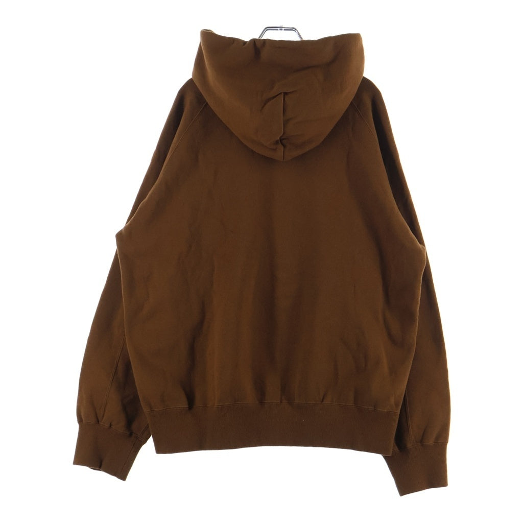 Sacai(サカイ) 25SS ×CARHARTT WIP Cotton Jersey Hoodie コットン プルオーバーパーカー ブラウン 25-00993S