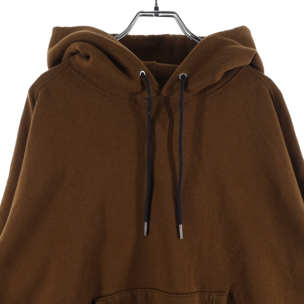 Sacai(サカイ) 25SS ×CARHARTT WIP Cotton Jersey Hoodie コットン プルオーバーパーカー ブラウン 25-00993S