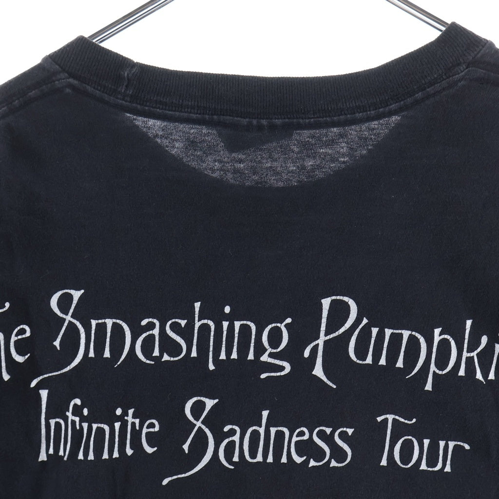 VINTAGE(ヴィンテージ) 90s SMASHING PUMKINS スマッシング・パンプキンズ プリント 長袖Tシャツカットソー ブラック -