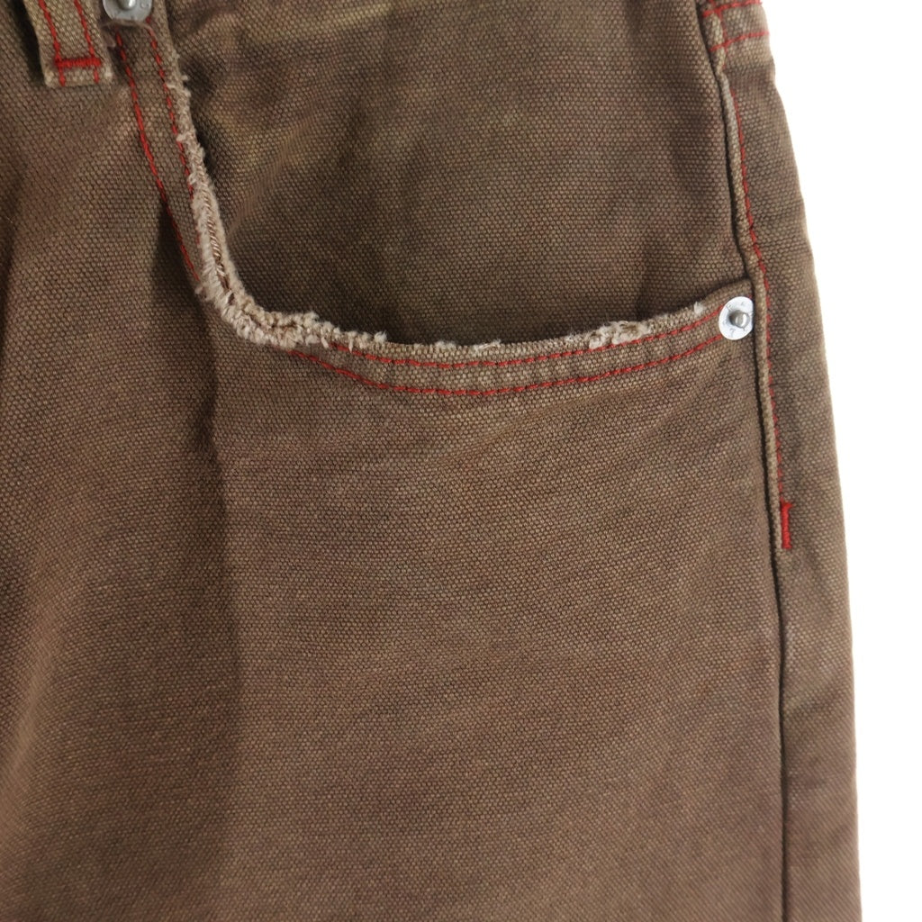 ENFANTS RICHES DEPRIMES(アンファンリッシュデプリメ) PSYCIK YOUTH FLARE JEANS ダメージ加工 フレアデニムパンツ ブラウン -