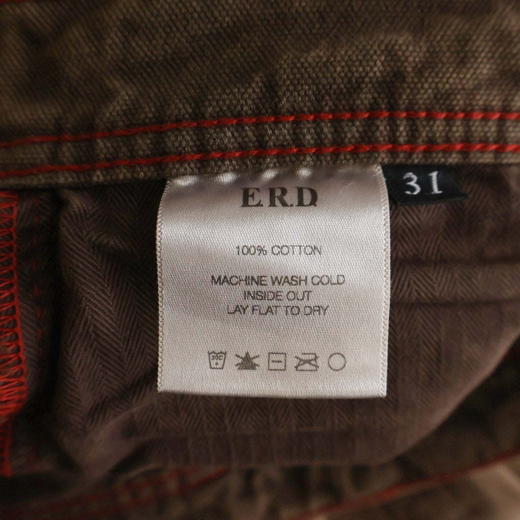 ENFANTS RICHES DEPRIMES(アンファンリッシュデプリメ) PSYCIK YOUTH FLARE JEANS ダメージ加工 フレアデニムパンツ ブラウン -