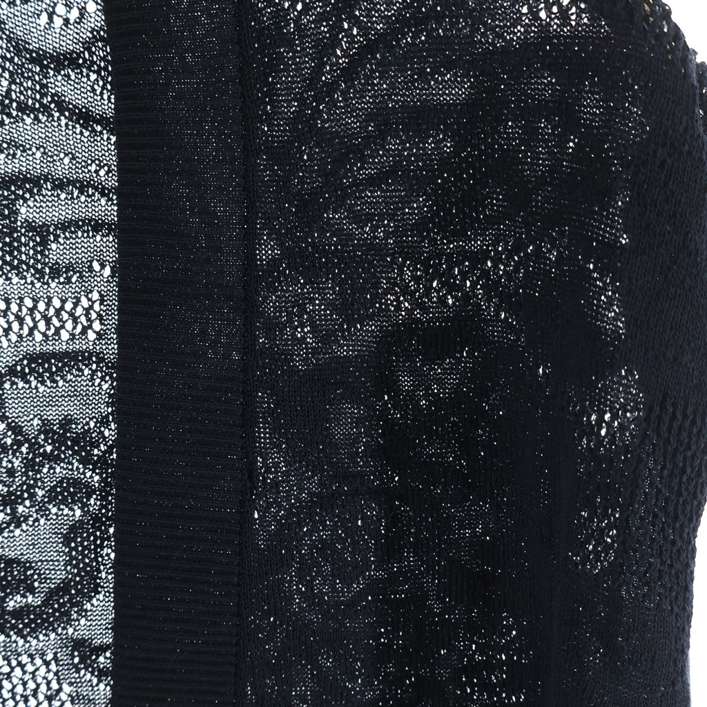 SAINT LAURENT PARIS(サンローランパリ) 総柄 ニット ベスト 682113 ブラック