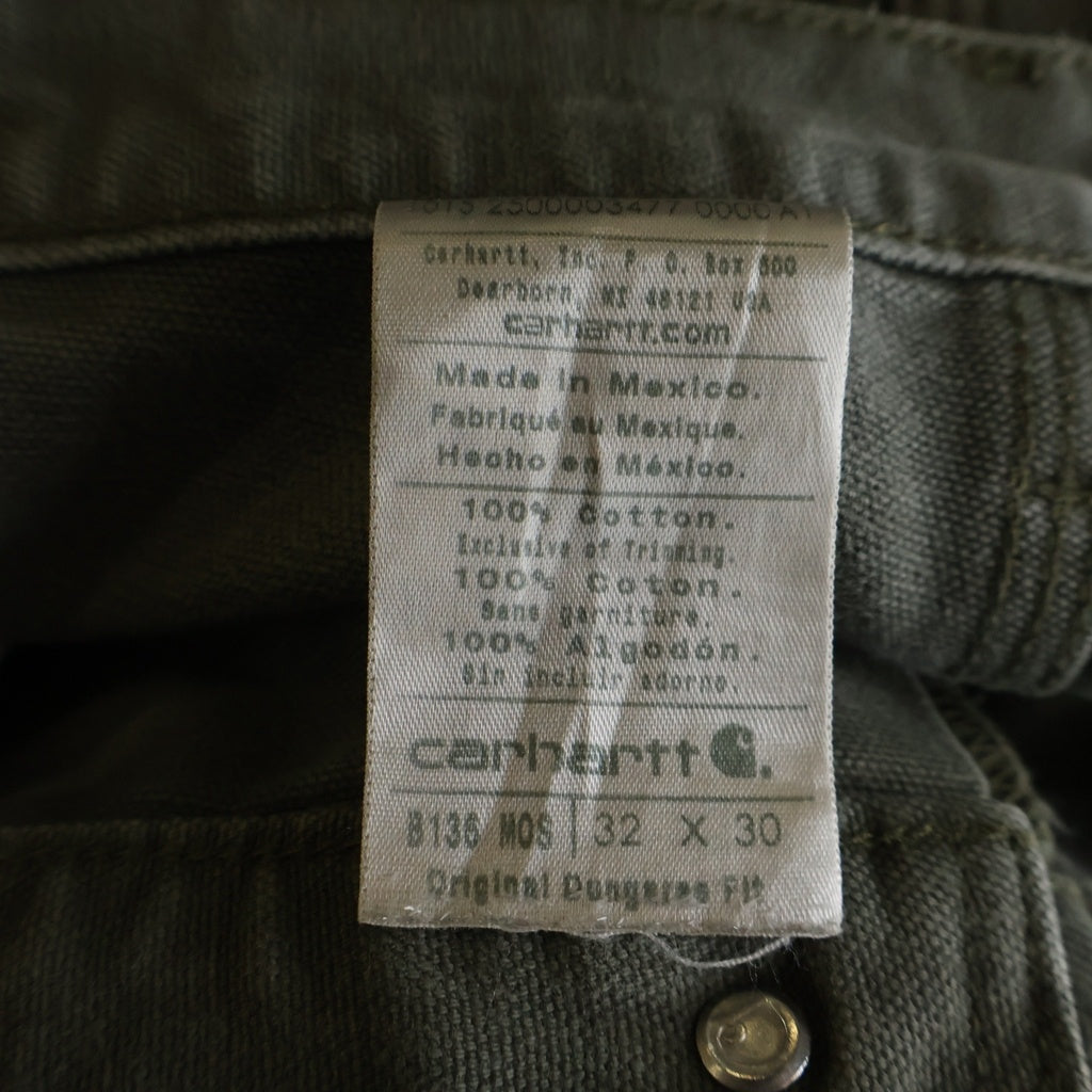 CARHARTT(カーハート) ダブルニー ダック ペインターパンツ モスグリーン B136 MOS
