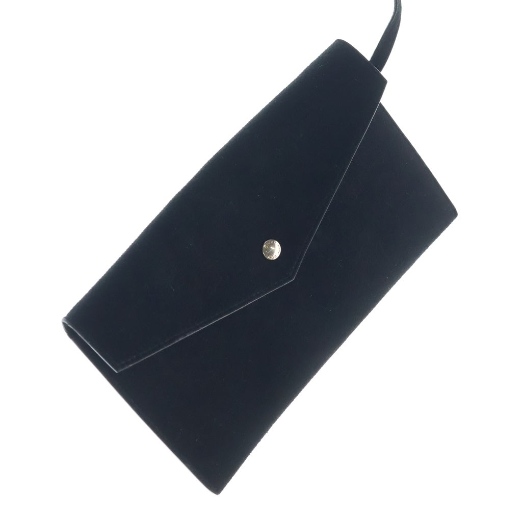 SAINT LAURENT PARIS(サンローランパリ) テディ スモール レザー ショルダーバッグ 巾着 ブラック 553919 レディース