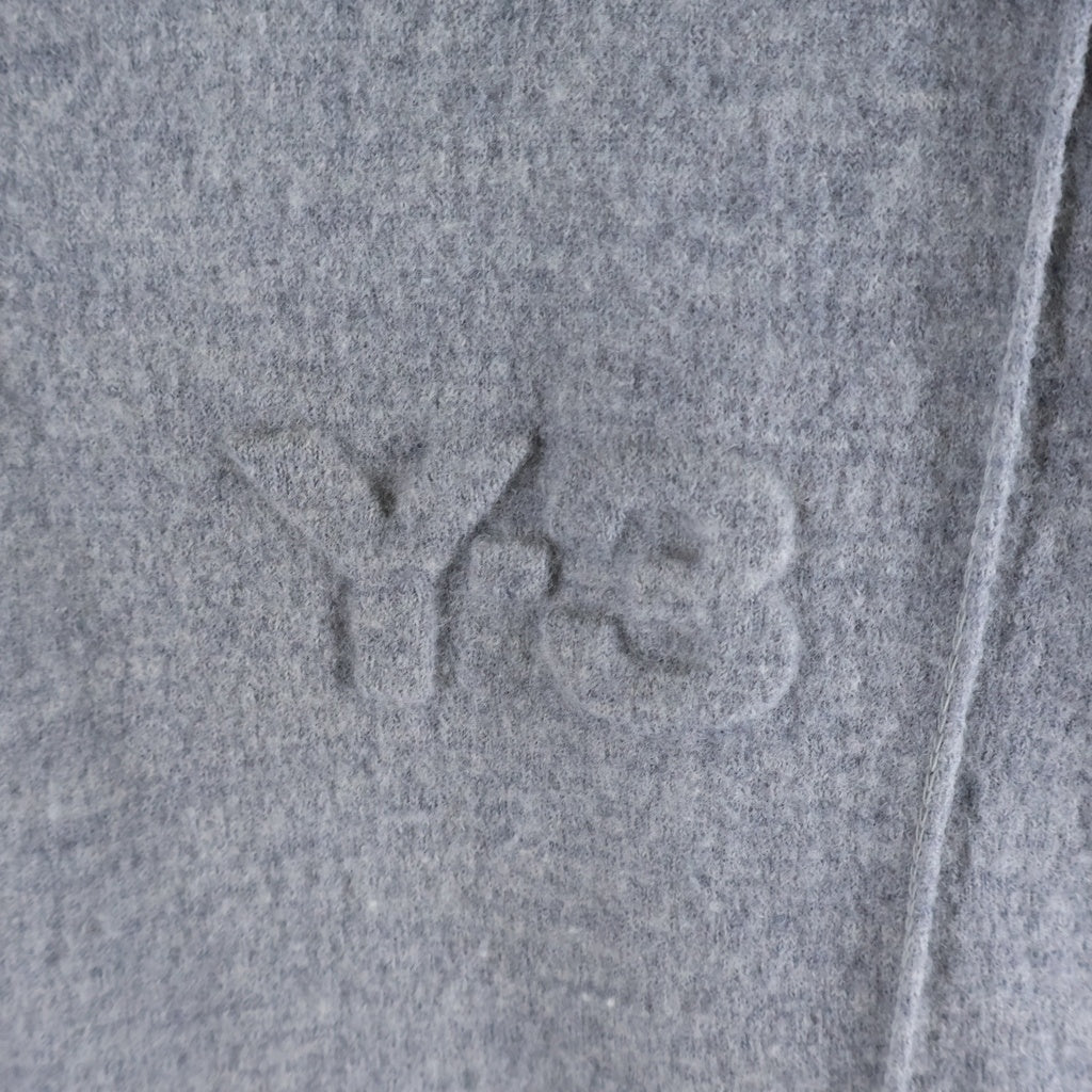 Y-3(ワイスリー) CLASSIC MERINO BLEND HALF-ZIP ROLL NECK クラシック メリノ ブレンド ハーフジップ ロールネック グレー HB6332