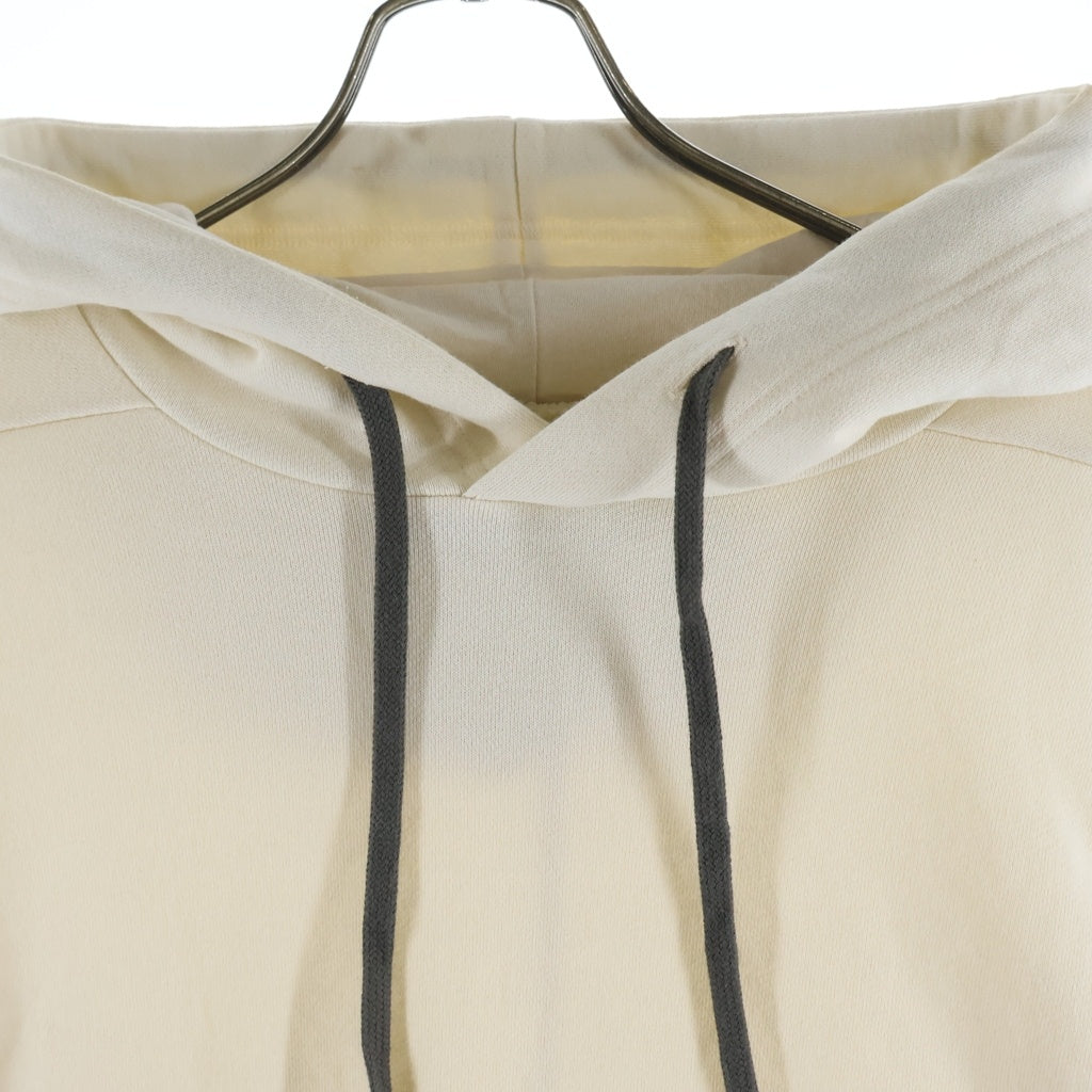 A.F ARTEFACT(エーエフアーティファクト) Nylon Combi Sweat Hoodie ナイロン切替 プルオーバーパーカー ホワイト 410822118