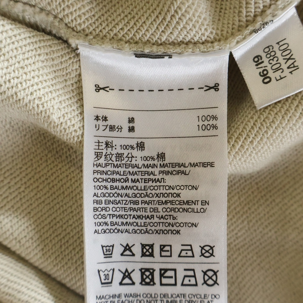 Y-3(ワイスリー) 3STP FT CREW SWEATER 3ライン クルーネックスウェットトレーナー ベージュ FJ0389