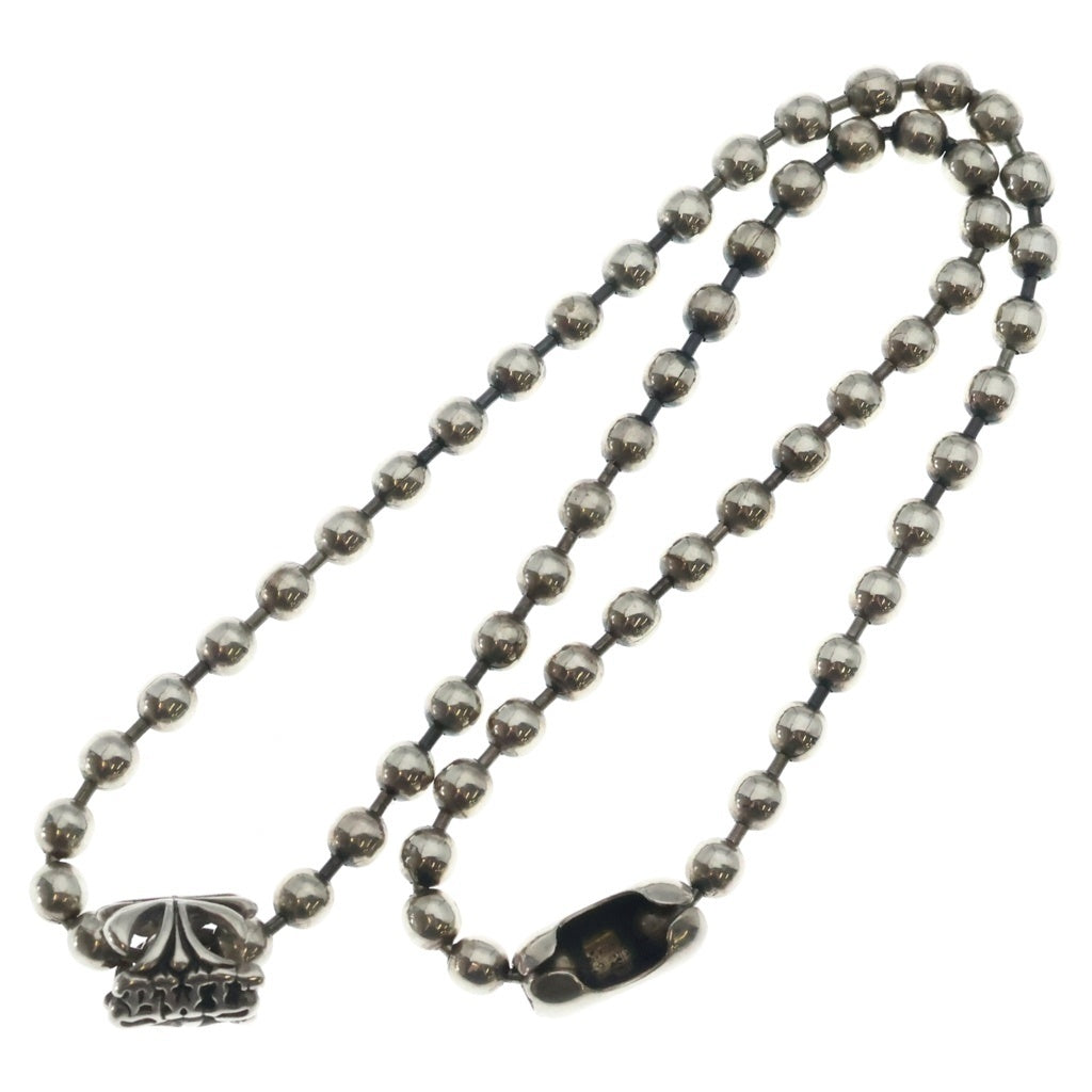 Bill Wall Leather/BWL(ビルウォールレザー) STAINLESS BALL CHAIN NECKLACE ロゴトップ ステンレス ボールチェーンネックレス 19inch シルバー -