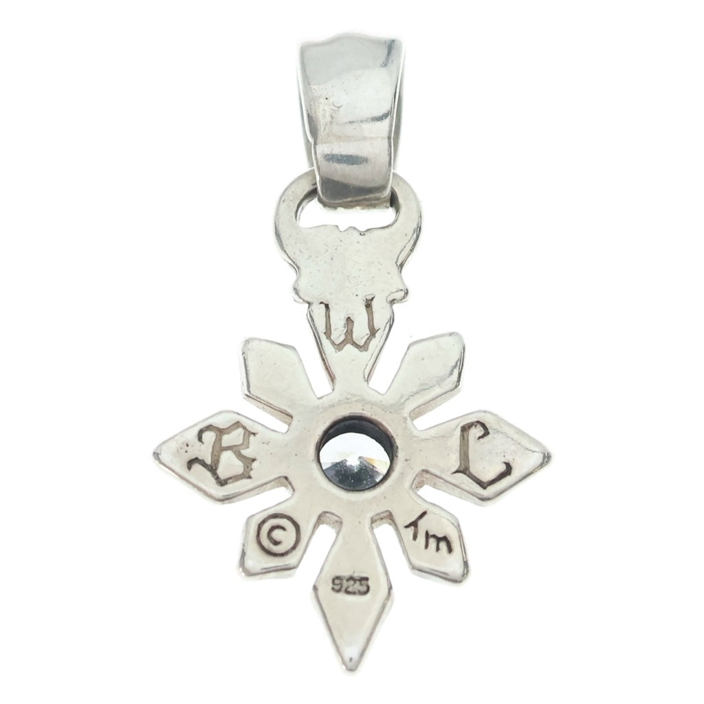 Bill Wall Leather/BWL(ビルウォールレザー) Mid Star Stone Charm ミッドスターストーンチャーム センターストーン ペンダントトップ シルバー -