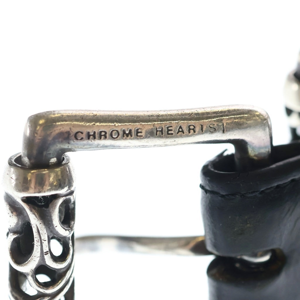 CHROME HEARTS(クロムハーツ) BLT ROLLER 3PC1.5inch 3PCローラーバックル レザーベルト シルバー -