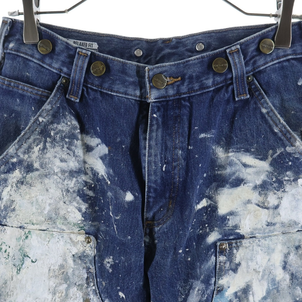 CARHARTT(カーハート) 00s ペイントダブルニーペインターパンツ 103890 インディゴ