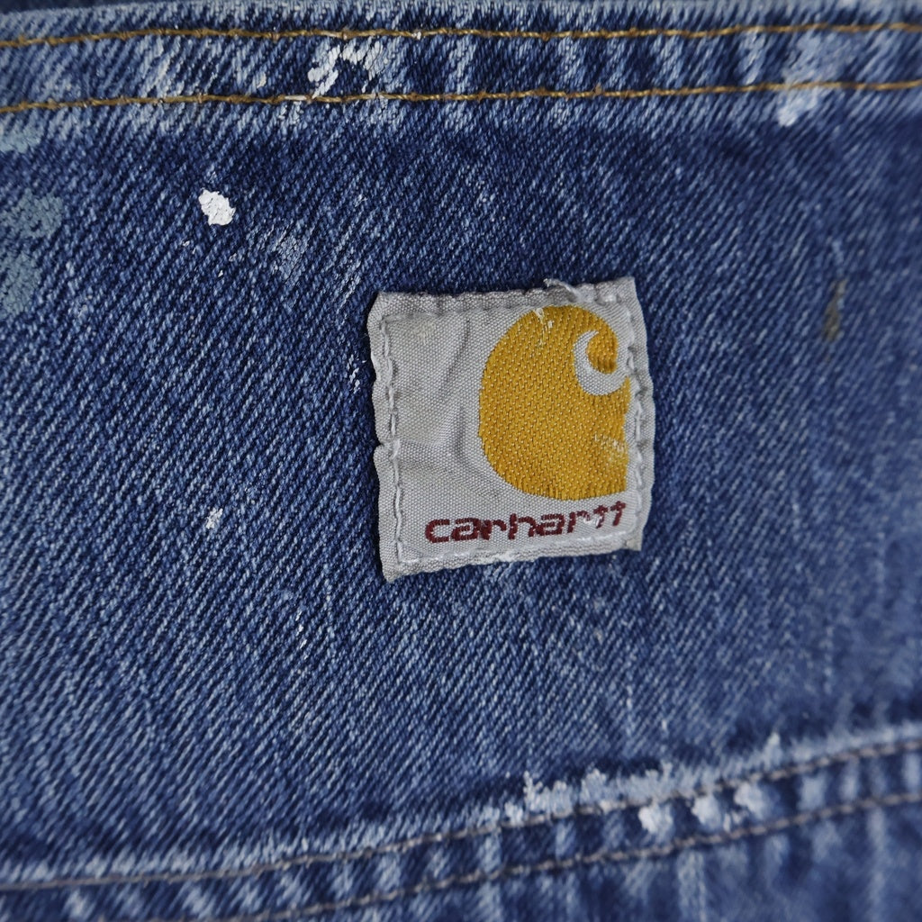CARHARTT(カーハート) 00s ペイントダブルニーペインターパンツ 103890 インディゴ