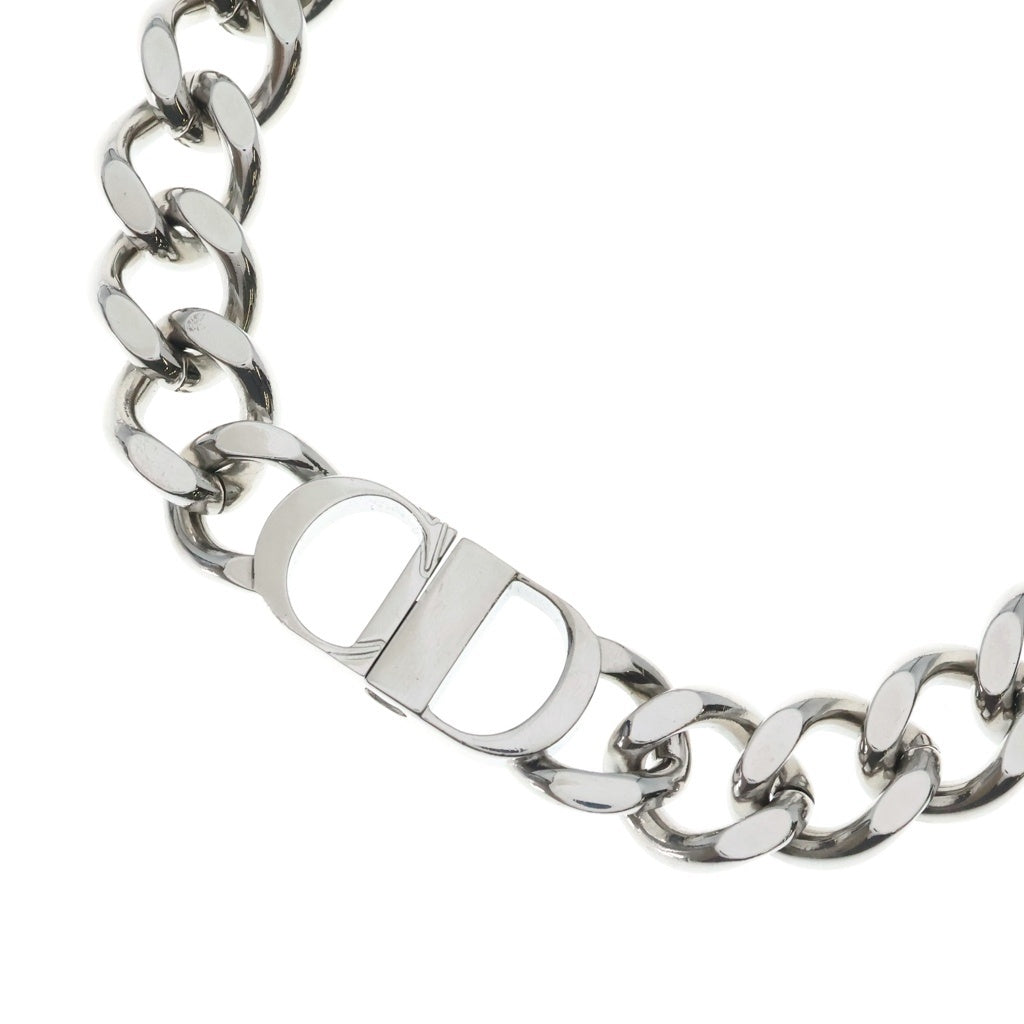 DIOR(ディオール) CDロゴ チェーン ネックレス シルバー - レディース