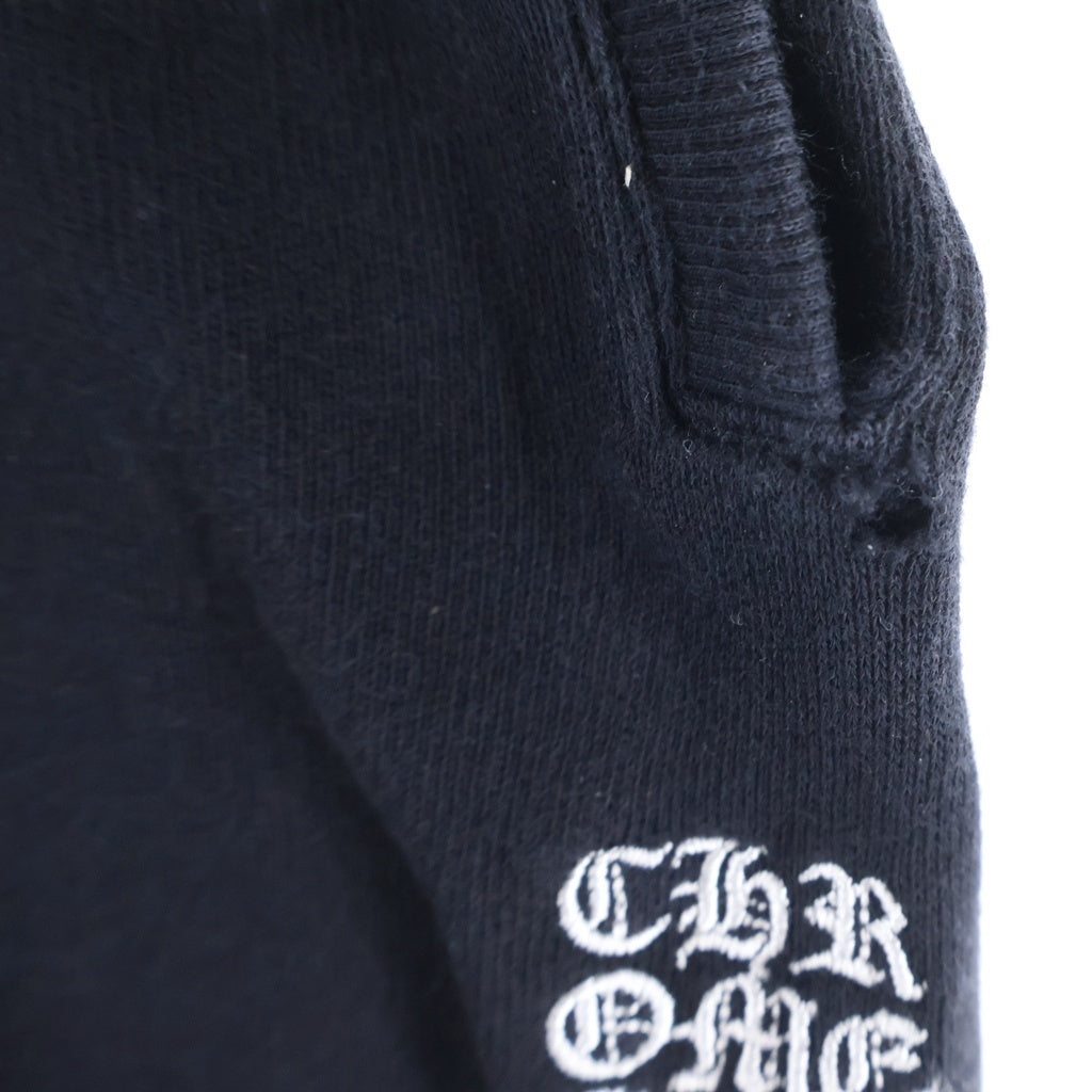 CHROME HEARTS(クロムハーツ) Y NOT VERTICAL LOGO SHORT PANTS ワイノット バーティカルロゴ刺繍 ハーフパンツ ブラック -