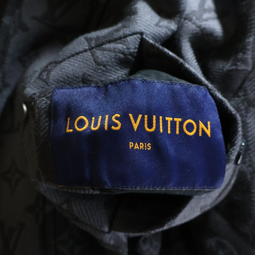 LOUIS VUITTON(ルイヴィトン) 22SS×NIGO ニゴー リバーシブルパテッドジャケット ブルゾン モノグラム/ハート ブラック RM221M XHX HMB07E