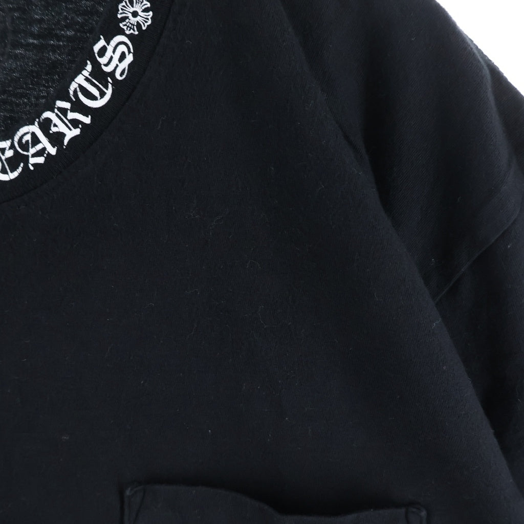 CHROME HEARTS(クロムハーツ) CH T-SHIRT ネックロゴ 半袖Tシャツ ブラック -