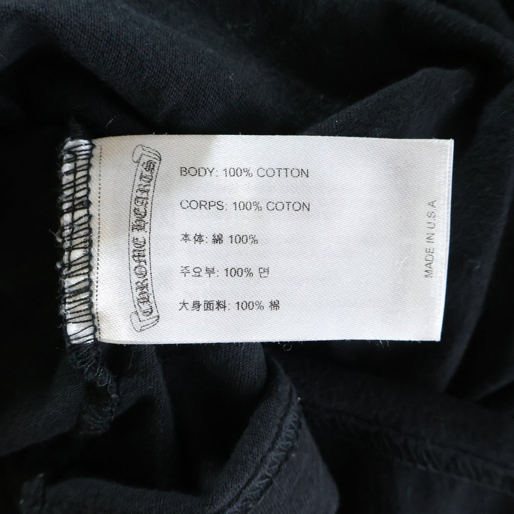 CHROME HEARTS(クロムハーツ) CH T-SHIRT ネックロゴ 半袖Tシャツ ブラック -