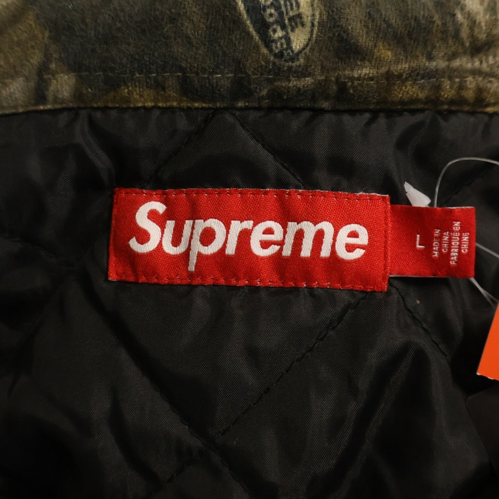 SUPREME(シュプリーム) 25SS Quilted Lined Hooded Flannel Shirt フランネル フード シャツ カーキ -