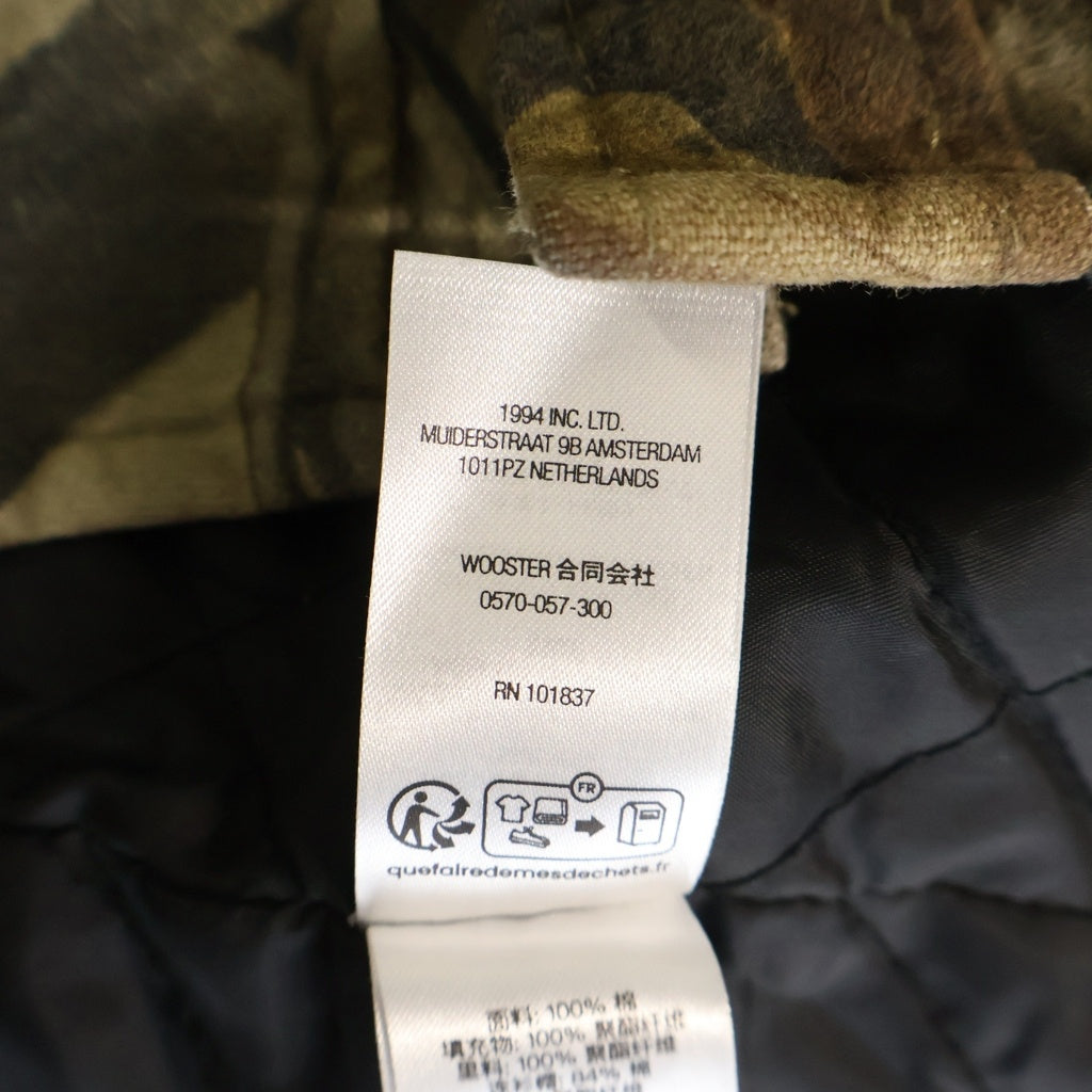 SUPREME(シュプリーム) 25SS Quilted Lined Hooded Flannel Shirt フランネル フード シャツ カーキ -
