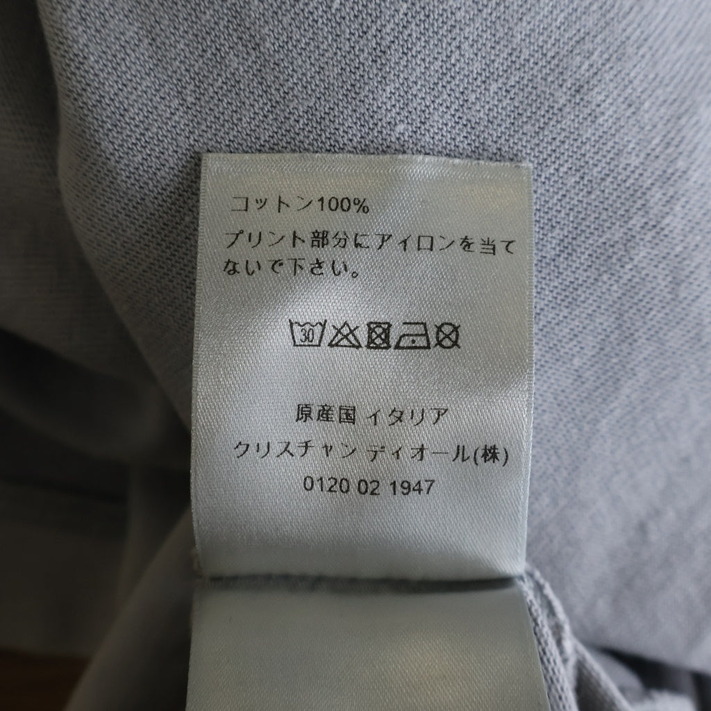 DIOR(ディオール) 20SS ×Daniel Arsham フロントロゴプリント 半袖Tシャツカットソー グレー 023J615B0554