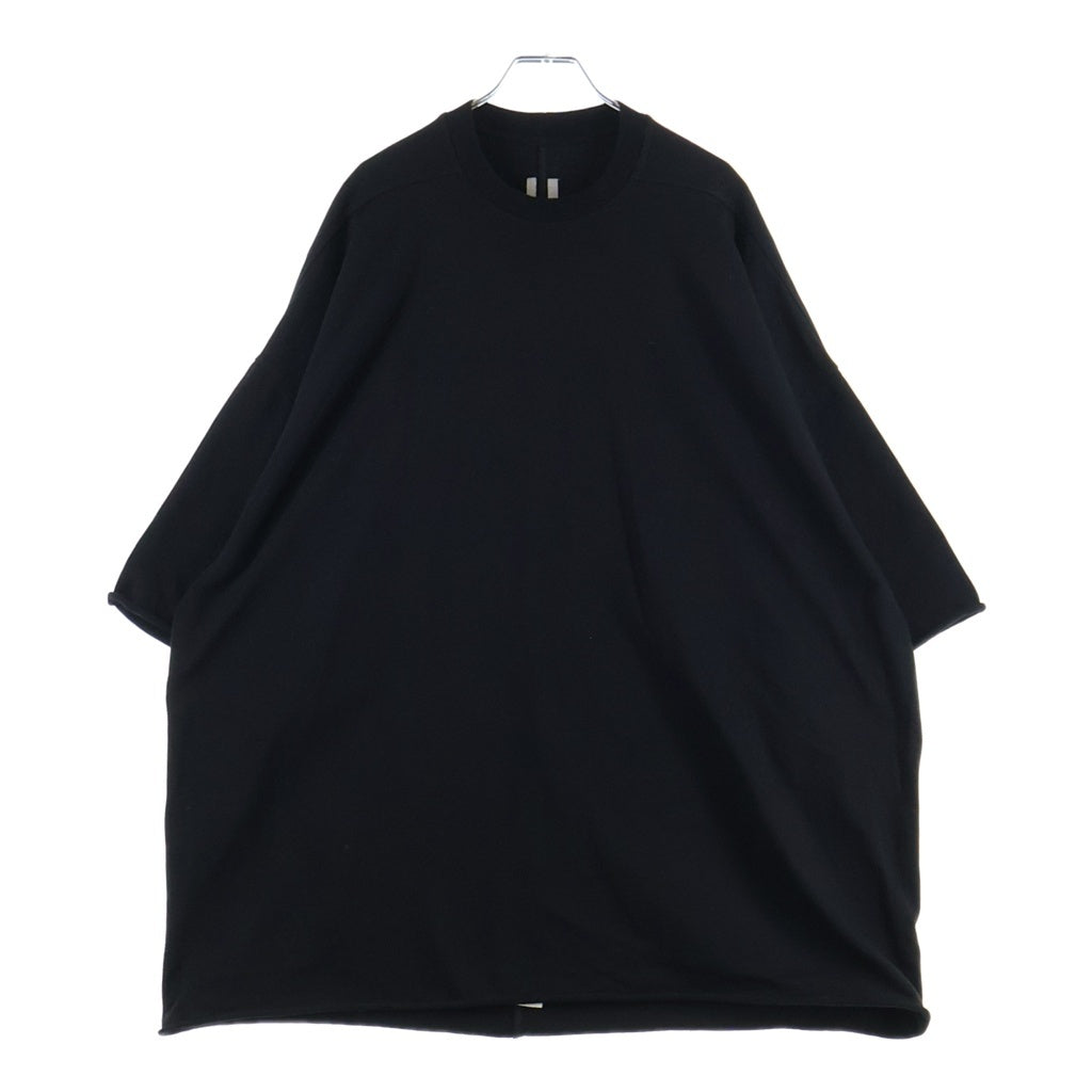 Rick Owens(リックオウエンス) 25SS TOMMY TEE オーバーサイズ半袖Tシャツカットソー ブラック RU01E5283-BA