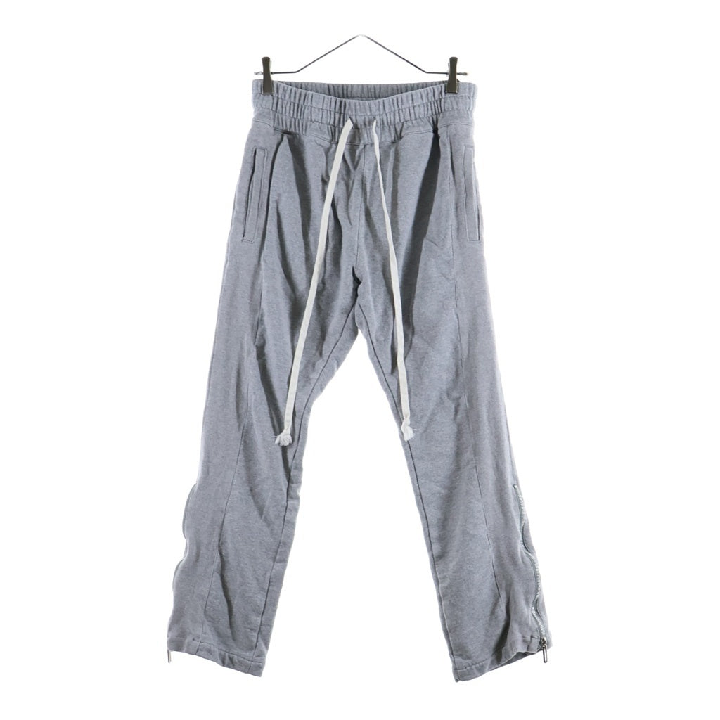 cvtvlist(カタリスト) BASIC ZIP SWEAT PANT ジップ スウェットパンツ グレー 2401030403