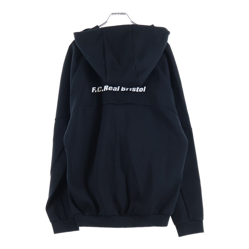 F.C.R.B./F.C.Real Bristol/FCRB(エフシーアールビー/エフシーレアルブリストル) TECH SWEAT VENTILATION HOODIE テック ジップアップパーカー ブラック FCRB-252072