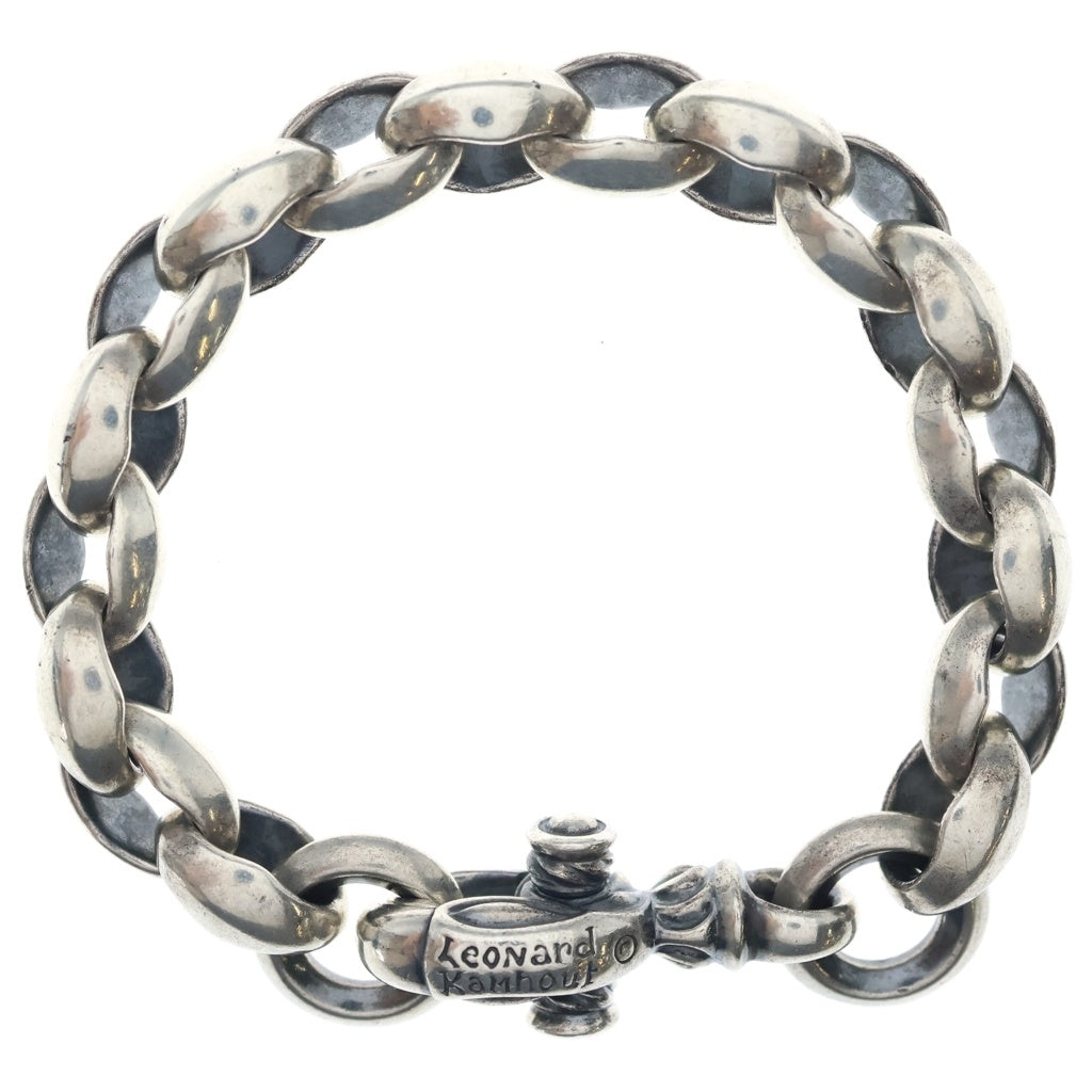 LONE ONES(ロンワンズ) SILK PLAIN CIRCLE BRACELET シルク リンク プレーンサークルブレスレット M シルバー