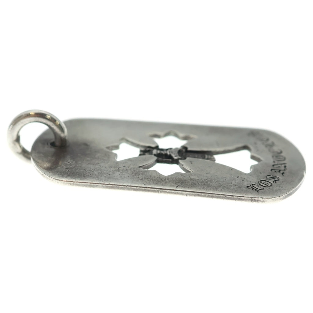 CHROME HEARTS(クロムハーツ) D TAG LRG CROSS DAGGLOS ANGELS ロサンゼルス限定 カットアウトクロスダガー ラージドッグタグネックレストップ