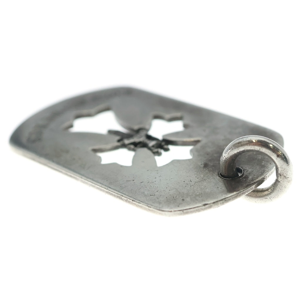 CHROME HEARTS(クロムハーツ) D TAG LRG CROSS DAGGLOS ANGELS ロサンゼルス限定 カットアウトクロスダガー ラージドッグタグネックレストップ