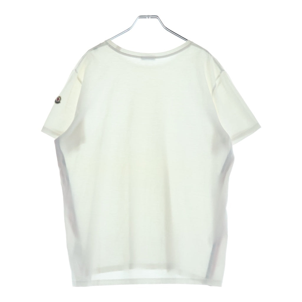 MONCLER(モンクレール) MAGLIA T-SHIRT ロゴワッペン 半袖Tシャツ ホワイト D10918001300