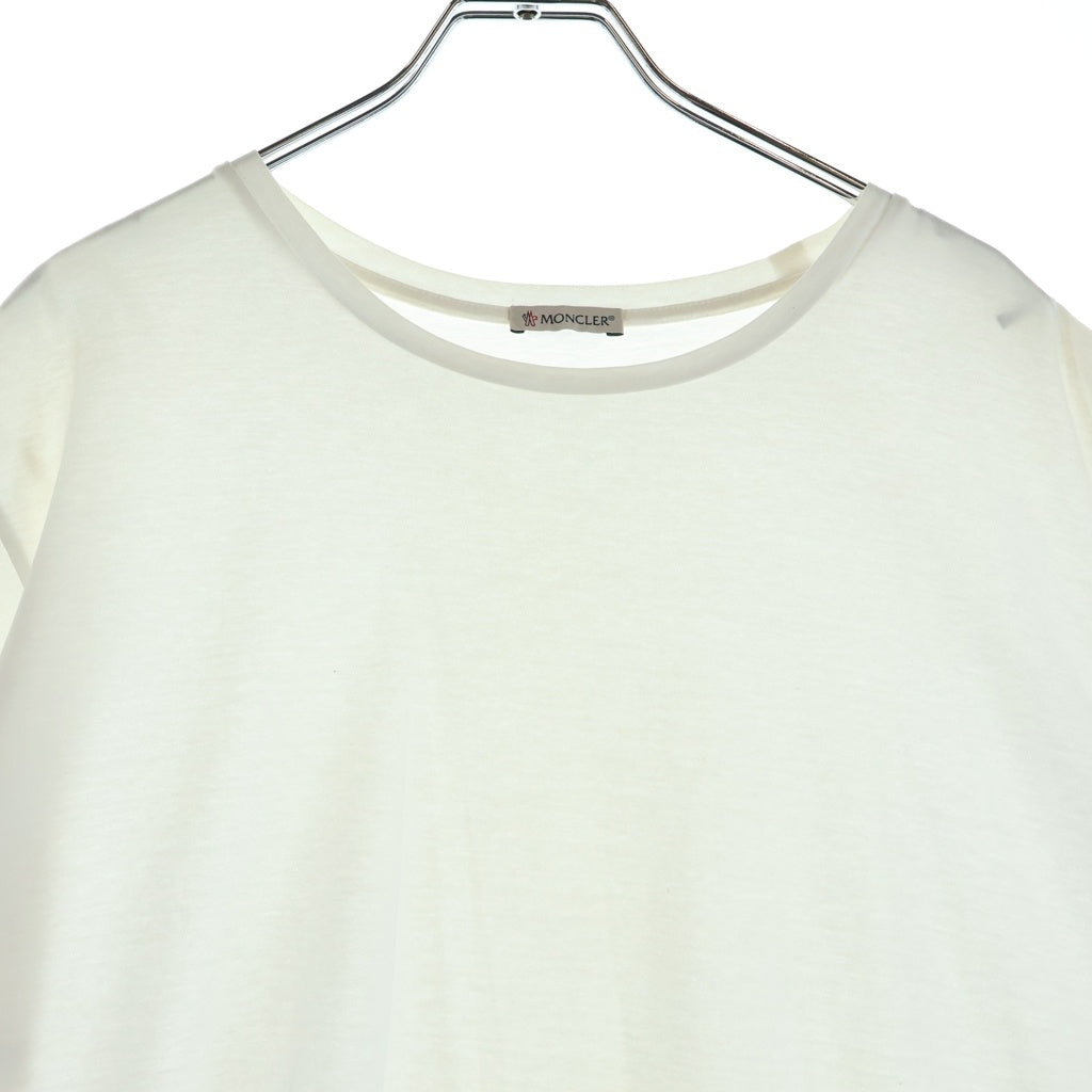 MONCLER(モンクレール) MAGLIA T-SHIRT ロゴワッペン 半袖Tシャツ ホワイト D10918001300