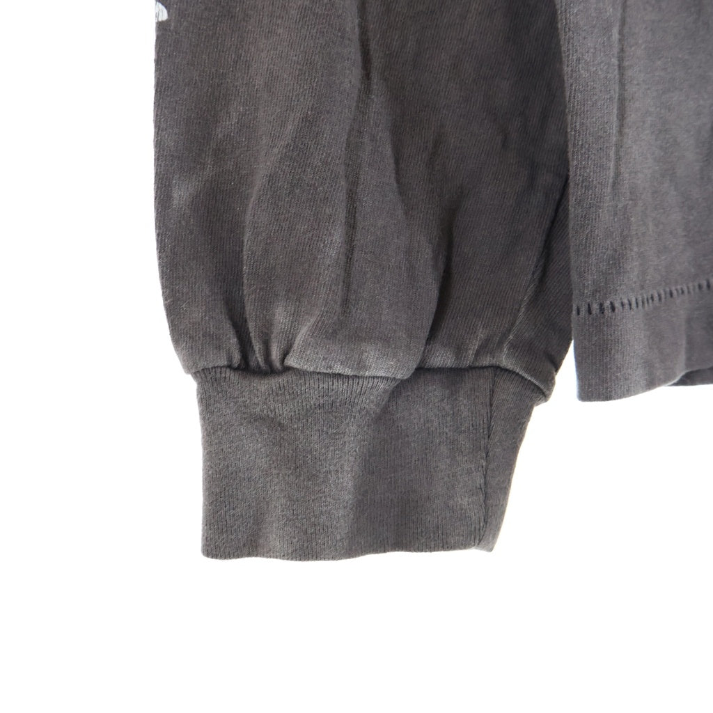 SAINT MICHAEL(セントマイケル) 21AW SHEEP GORILLA L/S TEE 長袖Tシャツカットソー ブラック SM-A21-0000-016