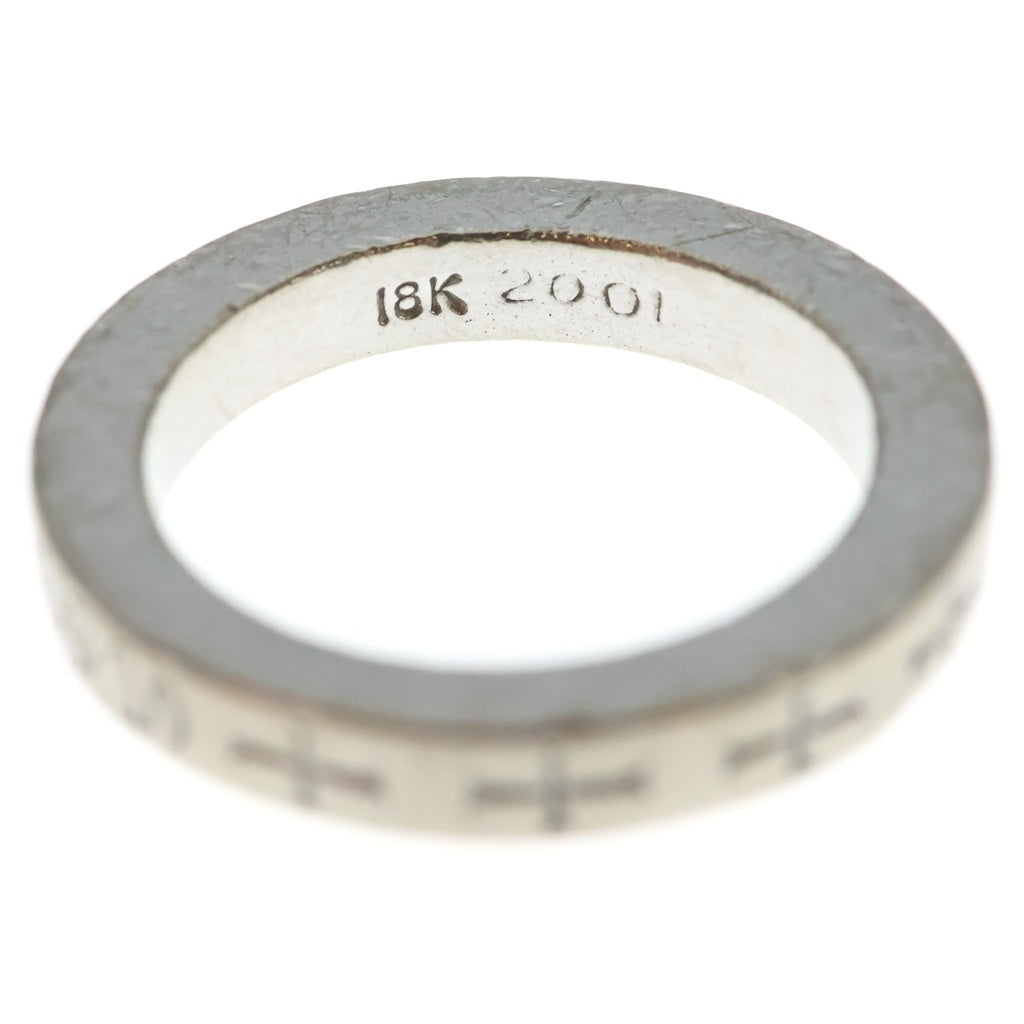 CHROME HEARTS(クロムハーツ) 18KWG 3mm SPACER FUCK YOU スペーサーファックユーリング ホワイトゴールド