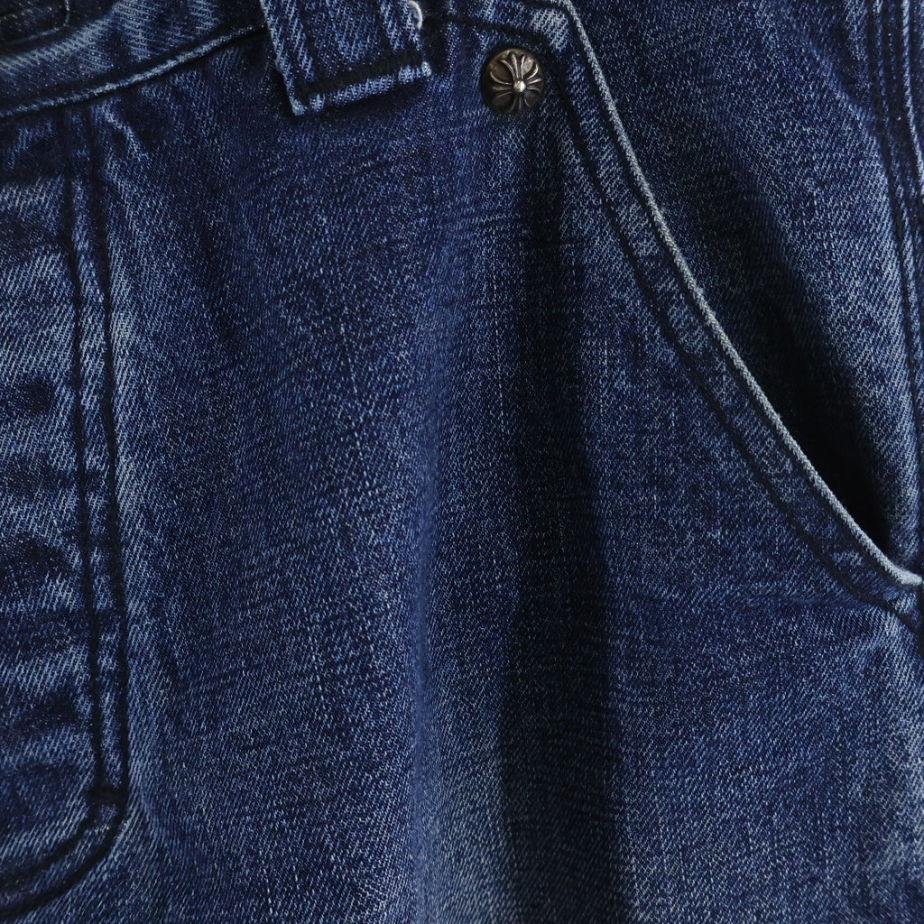 CHROME HEARTS(クロムハーツ) DENIM CARPENTER カーペンター ボタンフライ デニムパンツ インディゴ